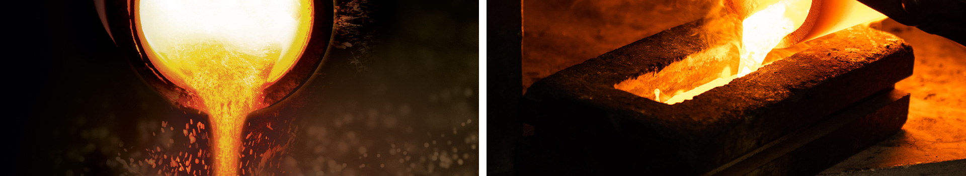 Edelmetall-Rückgewinnung - Entscheidung zur Scheidung. Aufgrund der Analyse-Ergebnisse wird die Plansche der eigentlichen Rückgewinnung der enthaltenen Edelmetalle zugeführt.